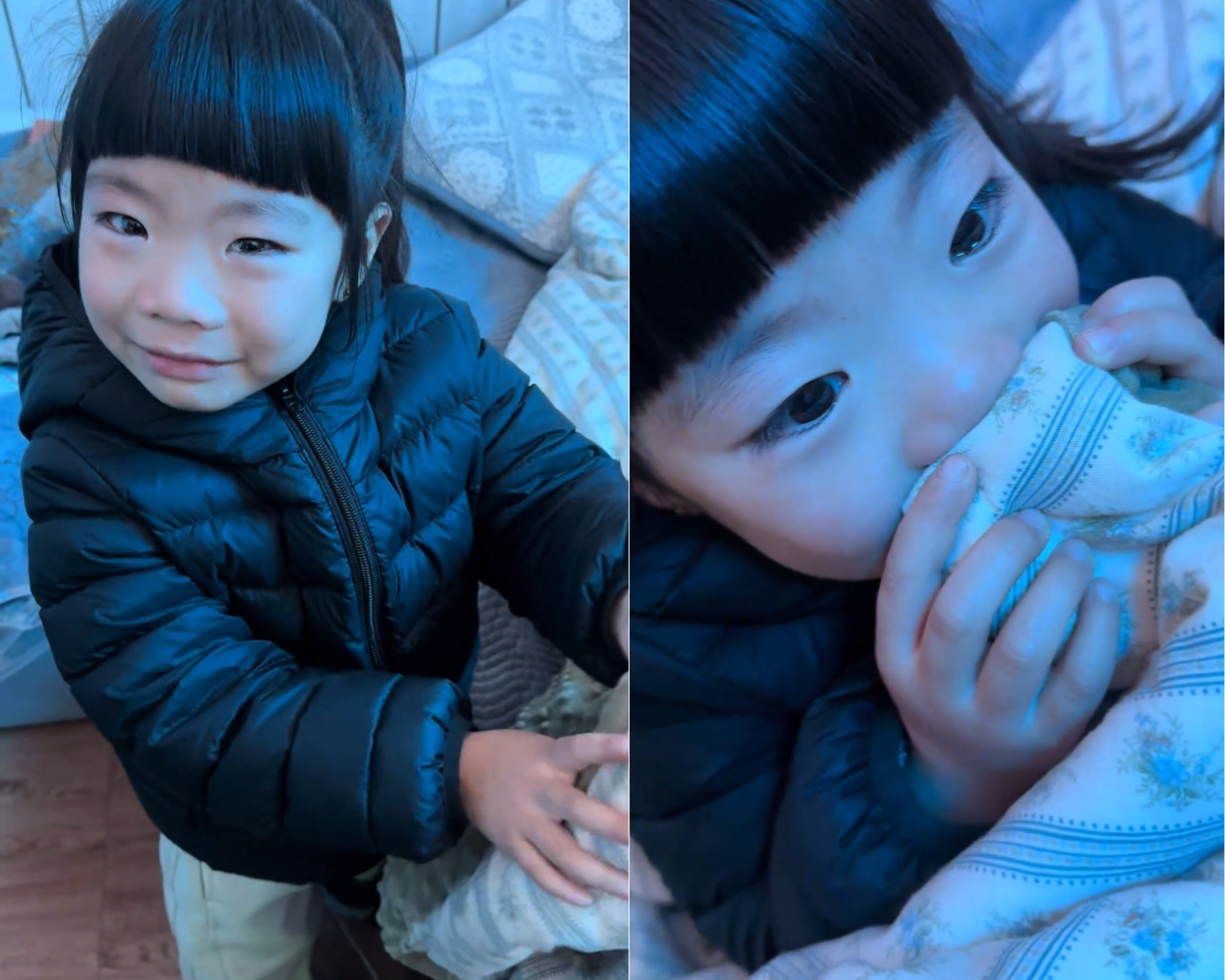 Bố đi l&agrave;m xa, con g&aacute;i một m&igrave;nh chạy v&agrave;o ph&ograve;ng rồi l&agrave;m h&agrave;nh động khiến mẹ &ocirc;m mặt kh&oacute;c nức nở- Ảnh 1.