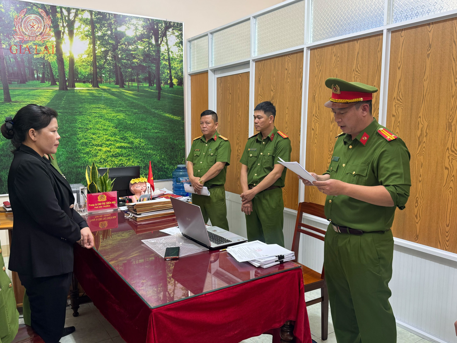 Bắt Hiệu trưởng Trường Mẫu giáo Trần Thị Thu- Ảnh 1. Bắt Hiệu trưởng Trường Mẫu giáo Trần Thị Thu- Ảnh 1.