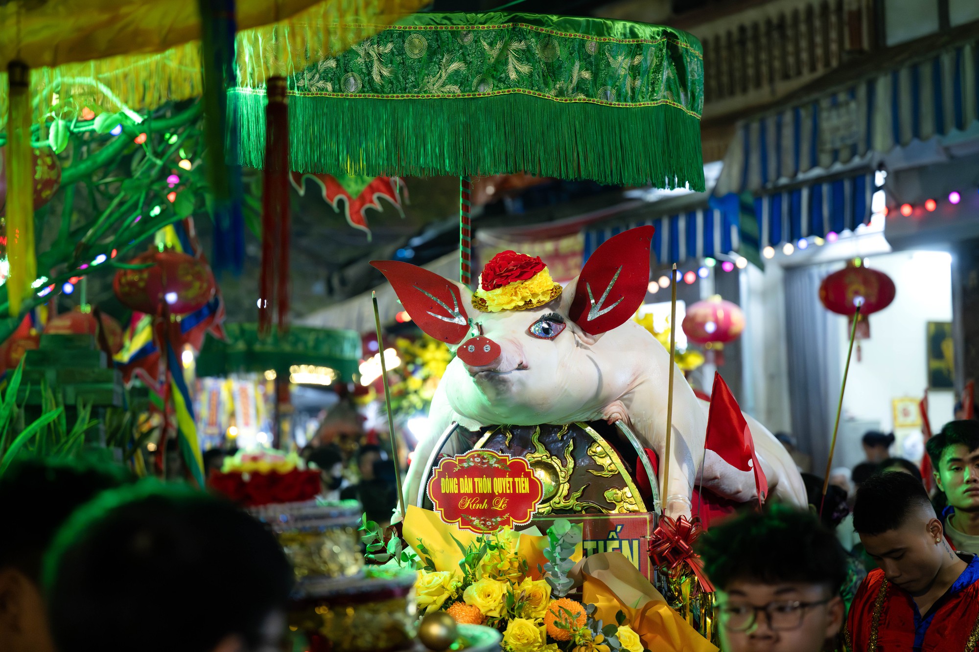 Cả làng La Phù thức trắng vì 17 “ông lợn”: Lợn ăn trứng, ngủ màn, mùa đông sưởi than để chờ giờ rước đình- Ảnh 12. Cả làng La Phù thức trắng vì 17 “ông lợn”: Lợn ăn trứng, ngủ màn, mùa đông sưởi than để chờ giờ rước đình- Ảnh 12.