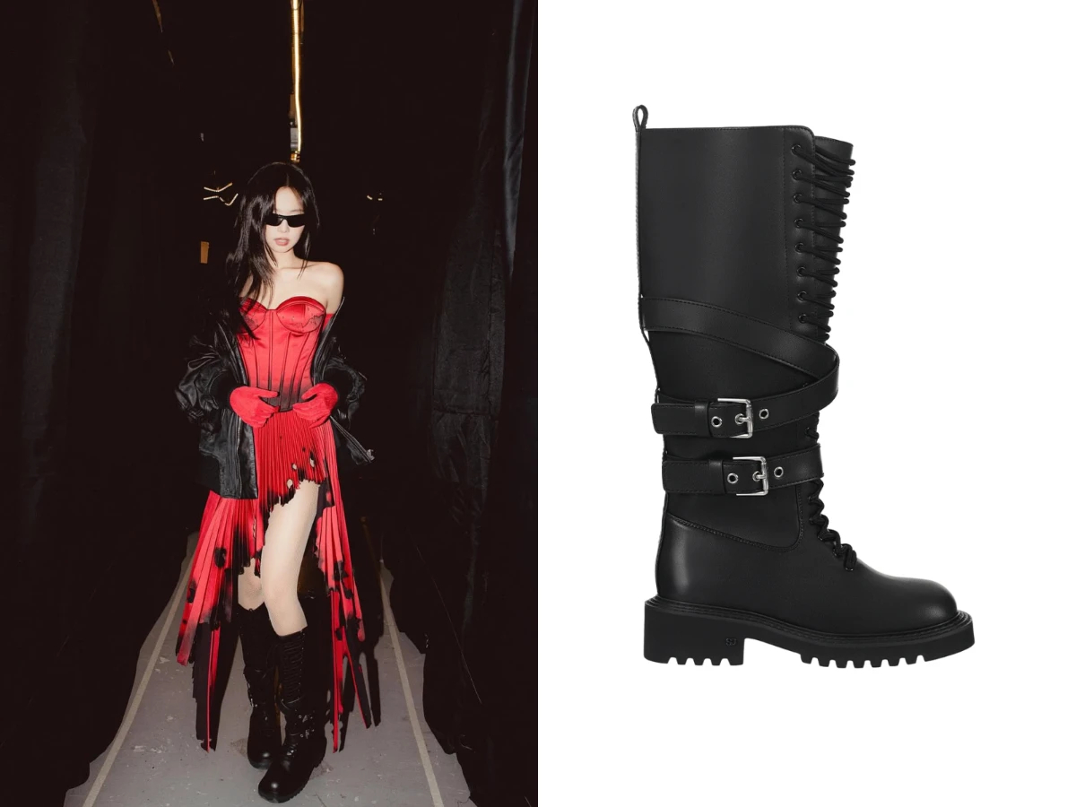 Đ&ocirc;i boots chỉ hơn 2 triệu Jennie thường mang ở concert, hội m&ecirc; nhạc biết chưa?- Ảnh 3.