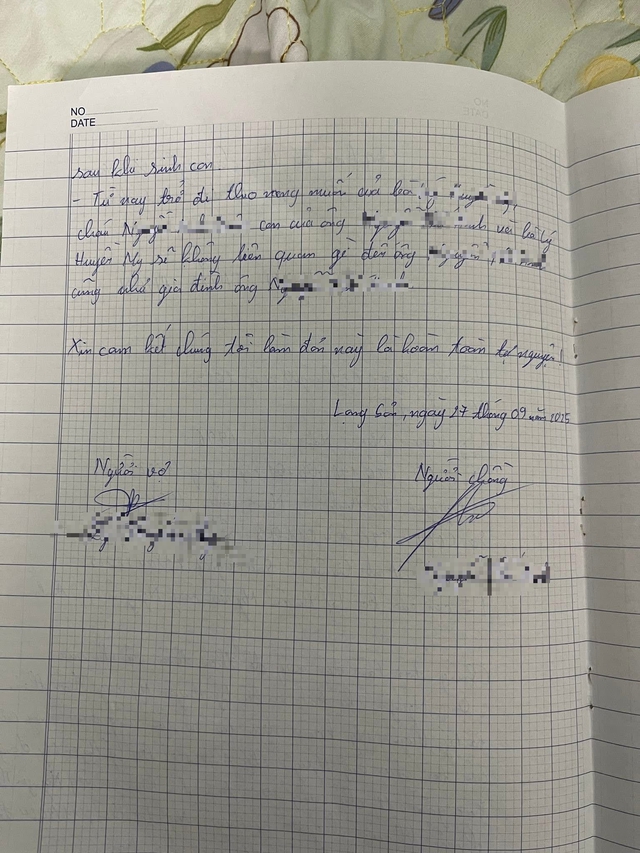 Vụ anh chồng "t&aacute;c động" em d&acirc;u ở Lạng Sơn: Bản thỏa thuận với những con số cay đắng đến kh&oacute; tin- Ảnh 3.