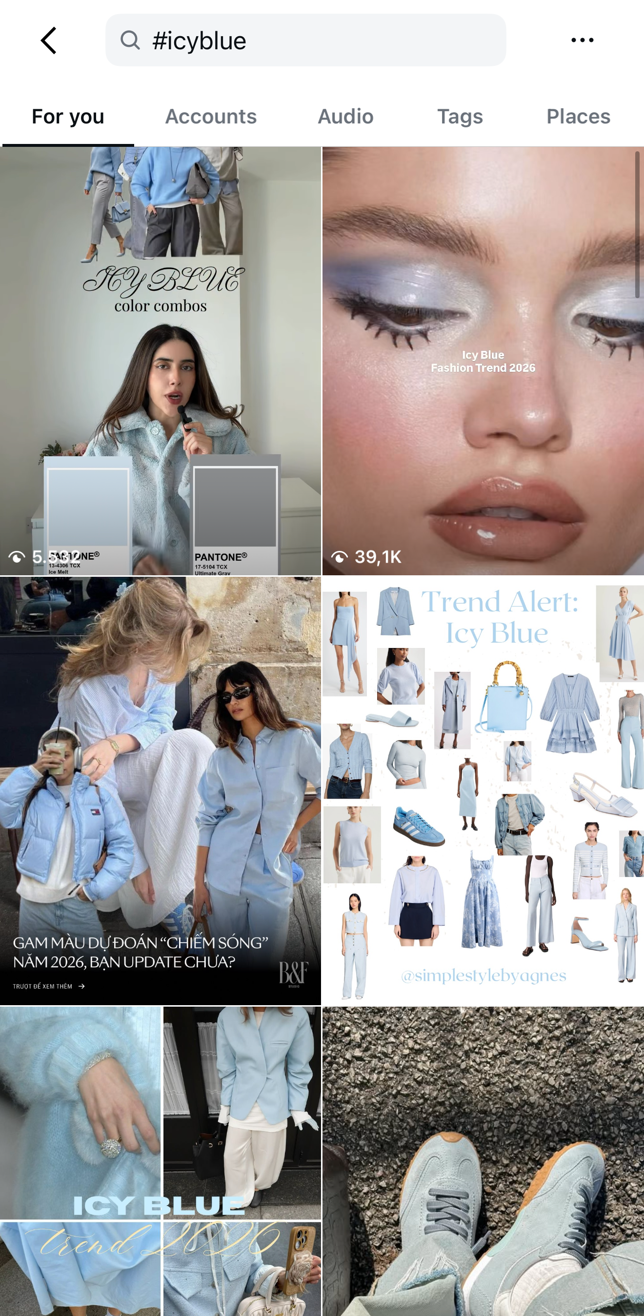 Ice Blue: M&agrave;u xanh &ldquo;băng gi&aacute;&rdquo; n&agrave;y chắc chắn phải xuất hiện trong tủ đồ 2026 của bạn!- Ảnh 1.