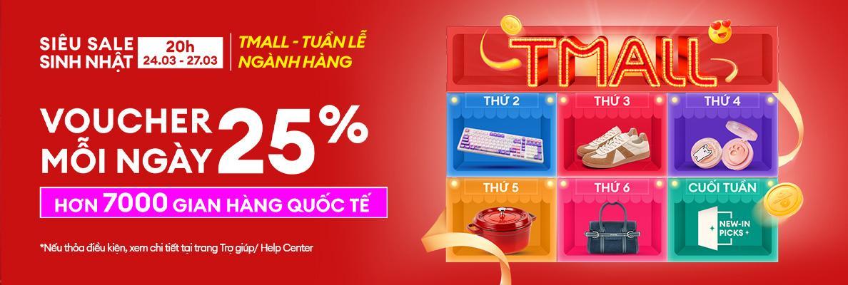 Sinh nhật Lazada 14 tuổi: "Cơn lốc" voucher 14 triệu, bí kíp săn hàng hiệu TMALL - Gmarket, mua 1 tặng 1, voucher đến 50%- Ảnh 3. Sinh nhật Lazada 14 tuổi: "Cơn lốc" voucher 14 triệu, bí kíp săn hàng hiệu TMALL - Gmarket, mua 1 tặng 1, voucher đến 50%- Ảnh 3.