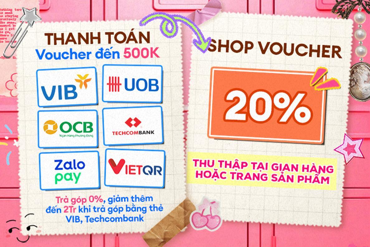 Sinh nhật Lazada 14 tuổi: "Cơn lốc" voucher 14 triệu, bí kíp săn hàng hiệu TMALL - Gmarket, mua 1 tặng 1, voucher đến 50%- Ảnh 6. Sinh nhật Lazada 14 tuổi: "Cơn lốc" voucher 14 triệu, bí kíp săn hàng hiệu TMALL - Gmarket, mua 1 tặng 1, voucher đến 50%- Ảnh 6.