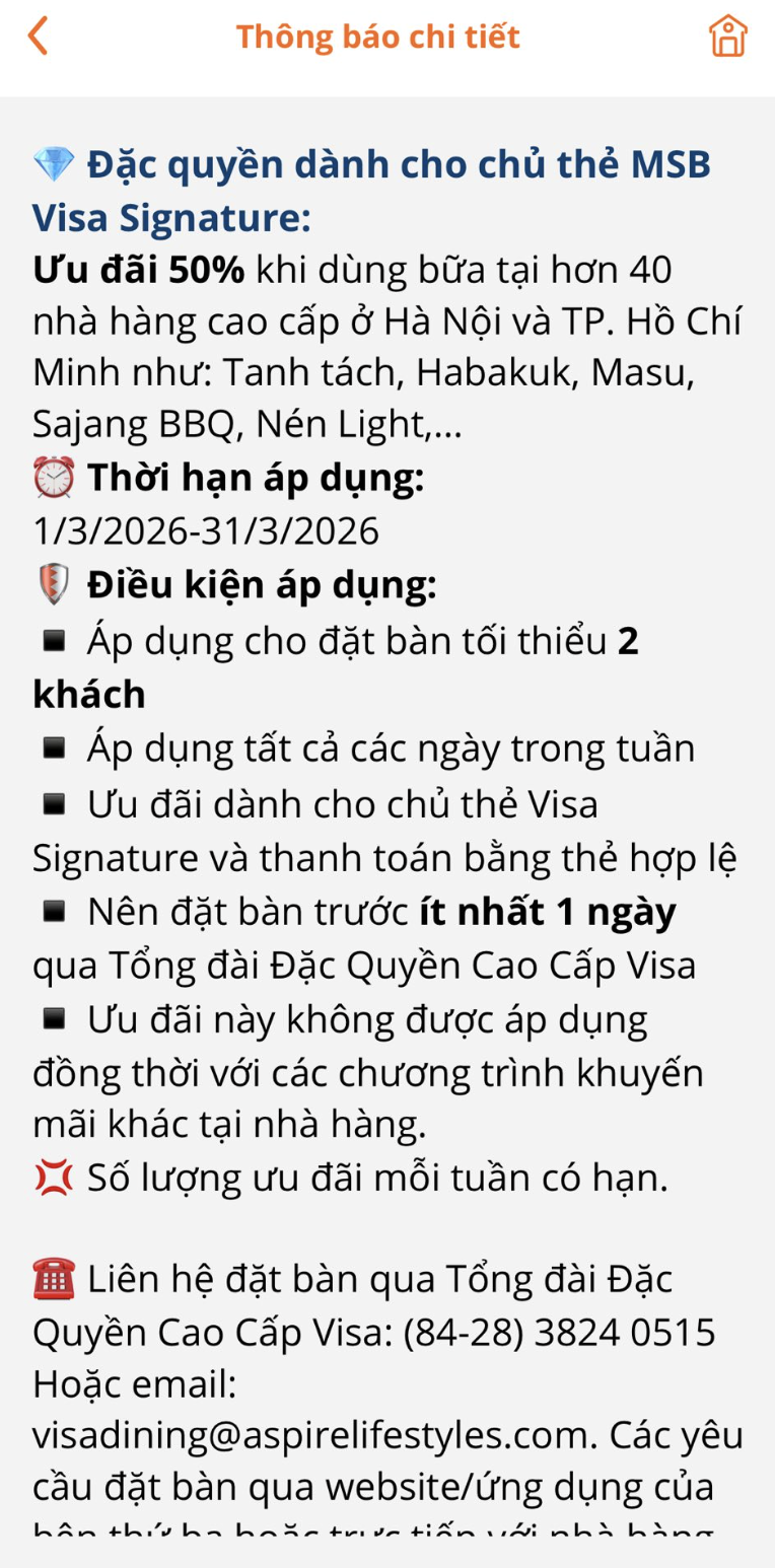 Đi ăn nhà hàng sang trọng nhưng chủ thẻ ngân hàng này chỉ phải trả nửa tiền hóa đơn, lý do vì sao?- Ảnh 1. Đi ăn nhà hàng sang trọng nhưng chủ thẻ ngân hàng này chỉ phải trả nửa tiền hóa đơn, lý do vì sao?- Ảnh 1.