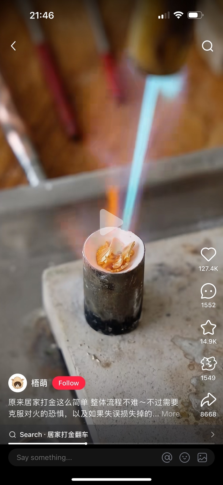 Tới mức n&agrave;y: D&acirc;n t&igrave;nh mua v&agrave;ng về nh&agrave; tự nung chảy l&agrave;m trang sức lu&ocirc;n rồi!- Ảnh 3.