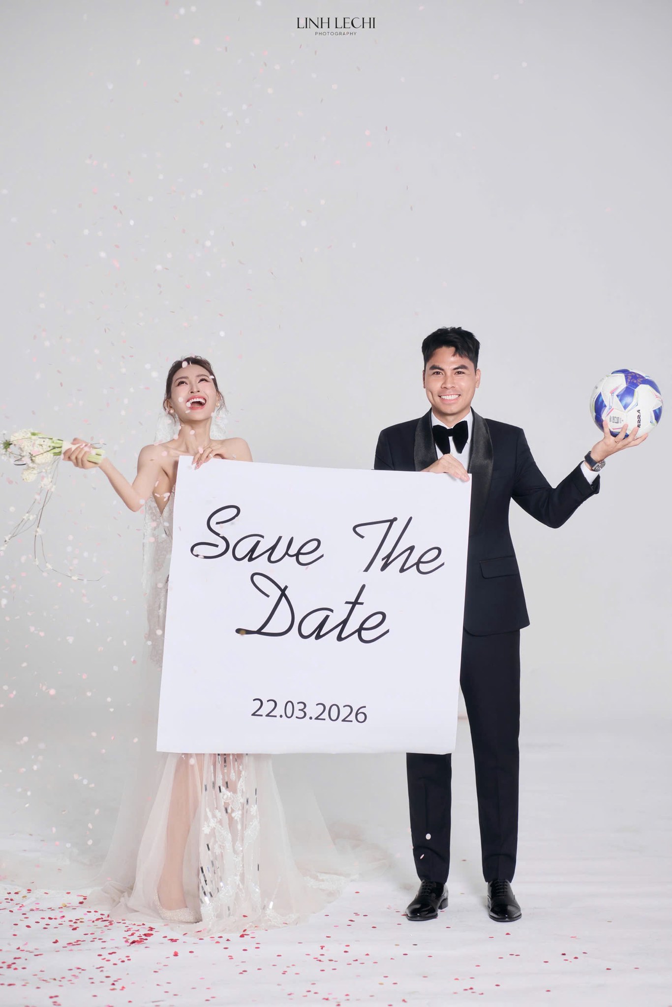 Vừa chuyển 200 triệu ti&ecirc;u vặt, MC Huyền Trang lại chơi lớn treo thưởng cho tiền vệ Đức Huy ngay trước ng&agrave;y cưới- Ảnh 2.