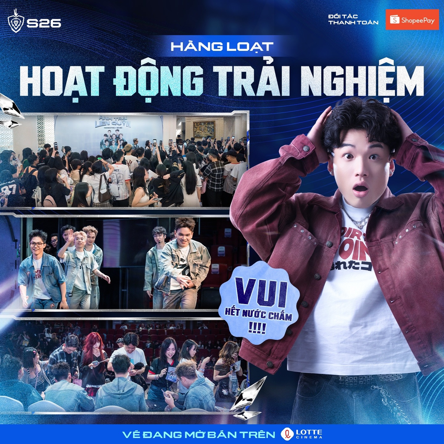 "Anh trai Li&ecirc;n Qu&acirc;n" - Fan meeting AOGS26: S&acirc;n khấu b&ugrave;ng nổ, game thủ ch&aacute;y hết m&igrave;nh- Ảnh 2.