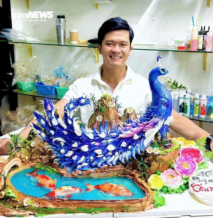 &lsquo;Thổi hồn&rsquo; 12 con gi&aacute;p l&ecirc;n b&aacute;nh kem, ch&agrave;ng trai khiến d&acirc;n mạng trầm trồ- Ảnh 6.