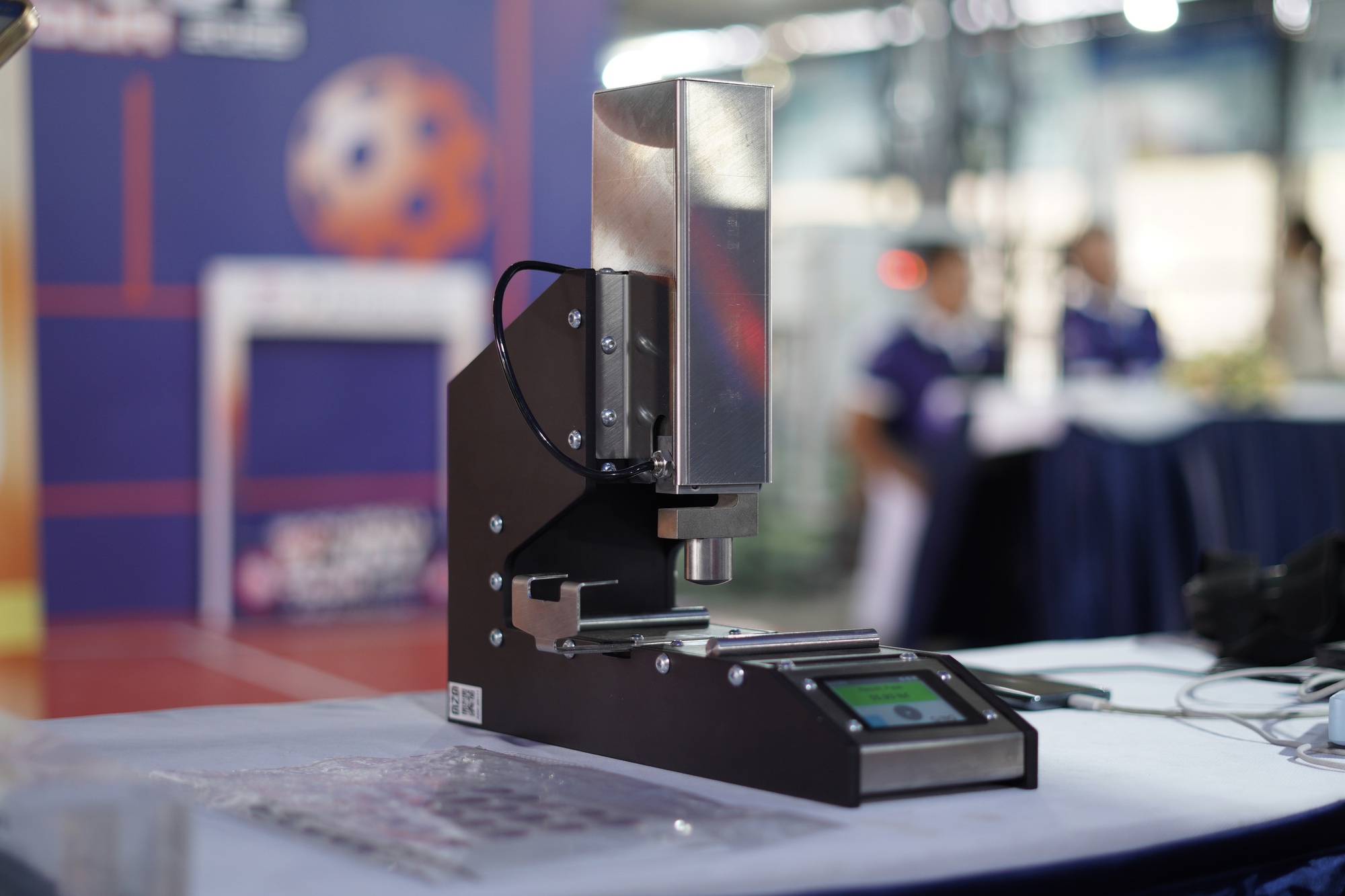 Cận cảnh chiếc m&aacute;y test khiến bao tay vợt thấp thỏm kh&ocirc;ng y&ecirc;n tại Pickleball D-Joy Tour 2026- Ảnh 5.