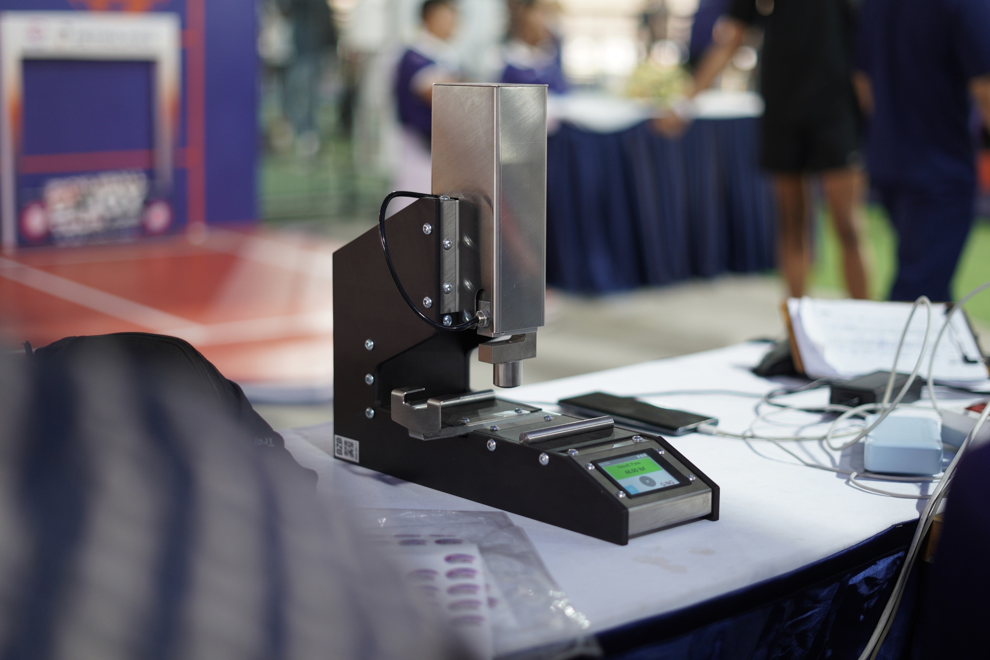 Cận cảnh chiếc m&aacute;y test khiến bao tay vợt thấp thỏm kh&ocirc;ng y&ecirc;n tại Pickleball D-Joy Tour 2026- Ảnh 4.