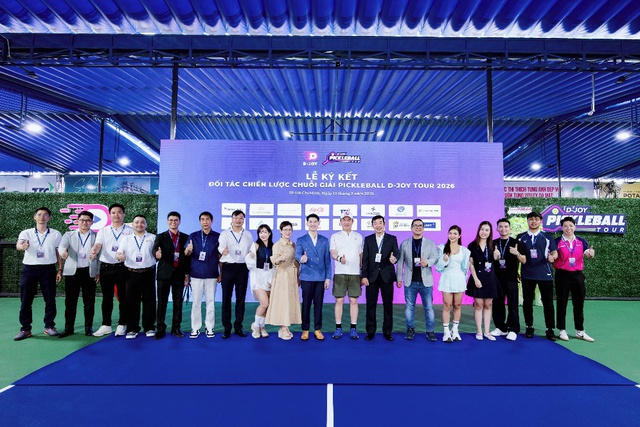 Pickleball D-Joy Tour 2026: Khẳng định vị thế quốc tế của thể thao Việt Nam- Ảnh 1. Pickleball D-Joy Tour 2026: Khẳng định vị thế quốc tế của thể thao Việt Nam- Ảnh 1.