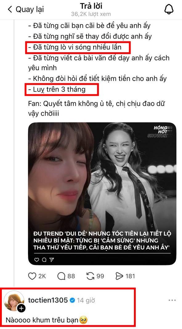 T&oacute;c Ti&ecirc;n từng t&aacute;i hợp, luỵ suốt 3 th&aacute;ng sau khi tan vỡ- Ảnh 3.