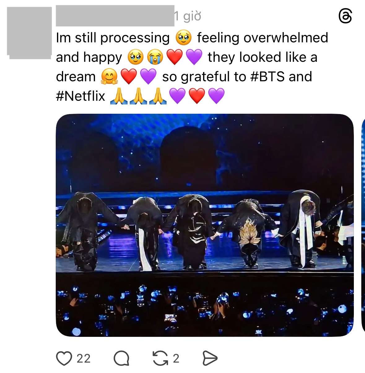 Netizen n&oacute;i g&igrave; về concert miễn ph&iacute; 42.000 người của BTS: &ldquo;Cho&aacute;ng ngợp v&agrave; hạnh ph&uacute;c&rdquo; l&agrave; chưa đủ!- Ảnh 6.