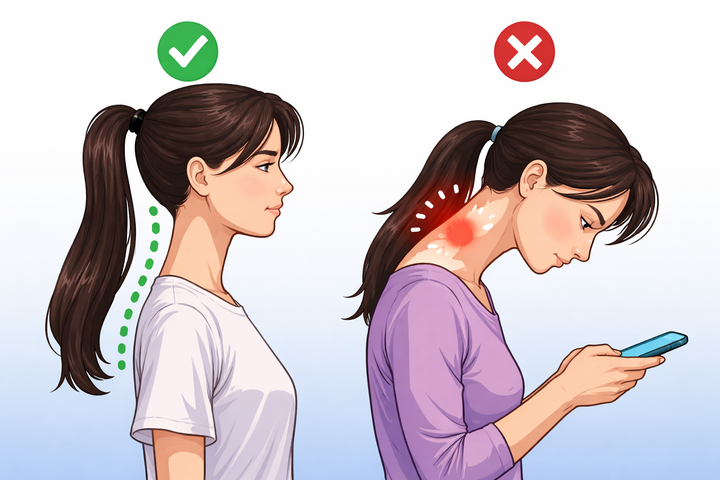 C&uacute;i đầu lướt smartphone, cột sống cổ đang phải 'c&otilde;ng' vật nặng 27kg- Ảnh 2.