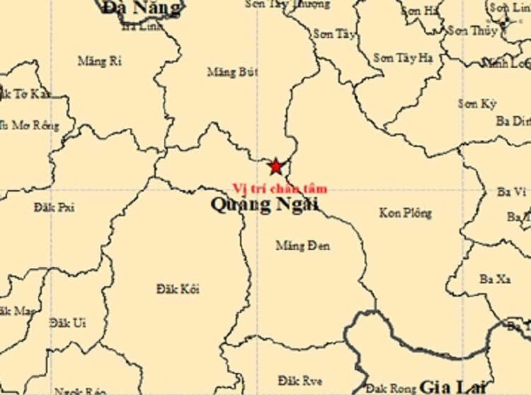Động đất c&aacute;ch t&acirc;m chấn 80 km rung lắc nhiều nơi ở Quảng Ng&atilde;i- Ảnh 1.
