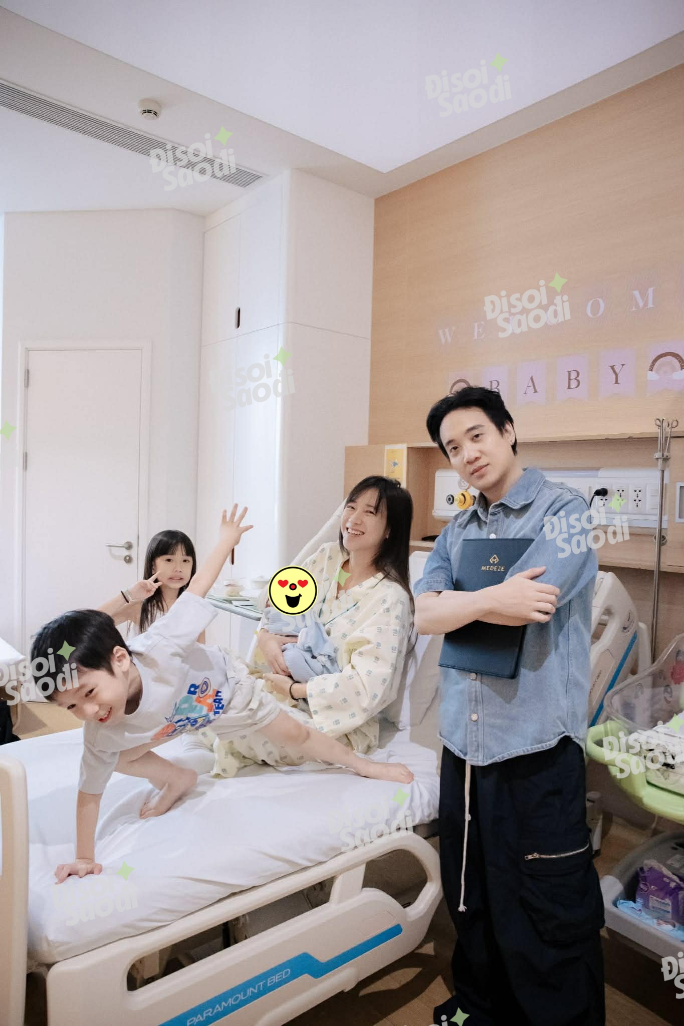 D&ugrave; ngo&agrave;i kia c&oacute; b&atilde;o tố g&igrave;, th&igrave; đ&acirc;y l&agrave; gia đ&igrave;nh JustaTee - Tr&acirc;m Anh b&ecirc;n cạnh b&eacute; thứ 3 vừa sinh!- Ảnh 14.