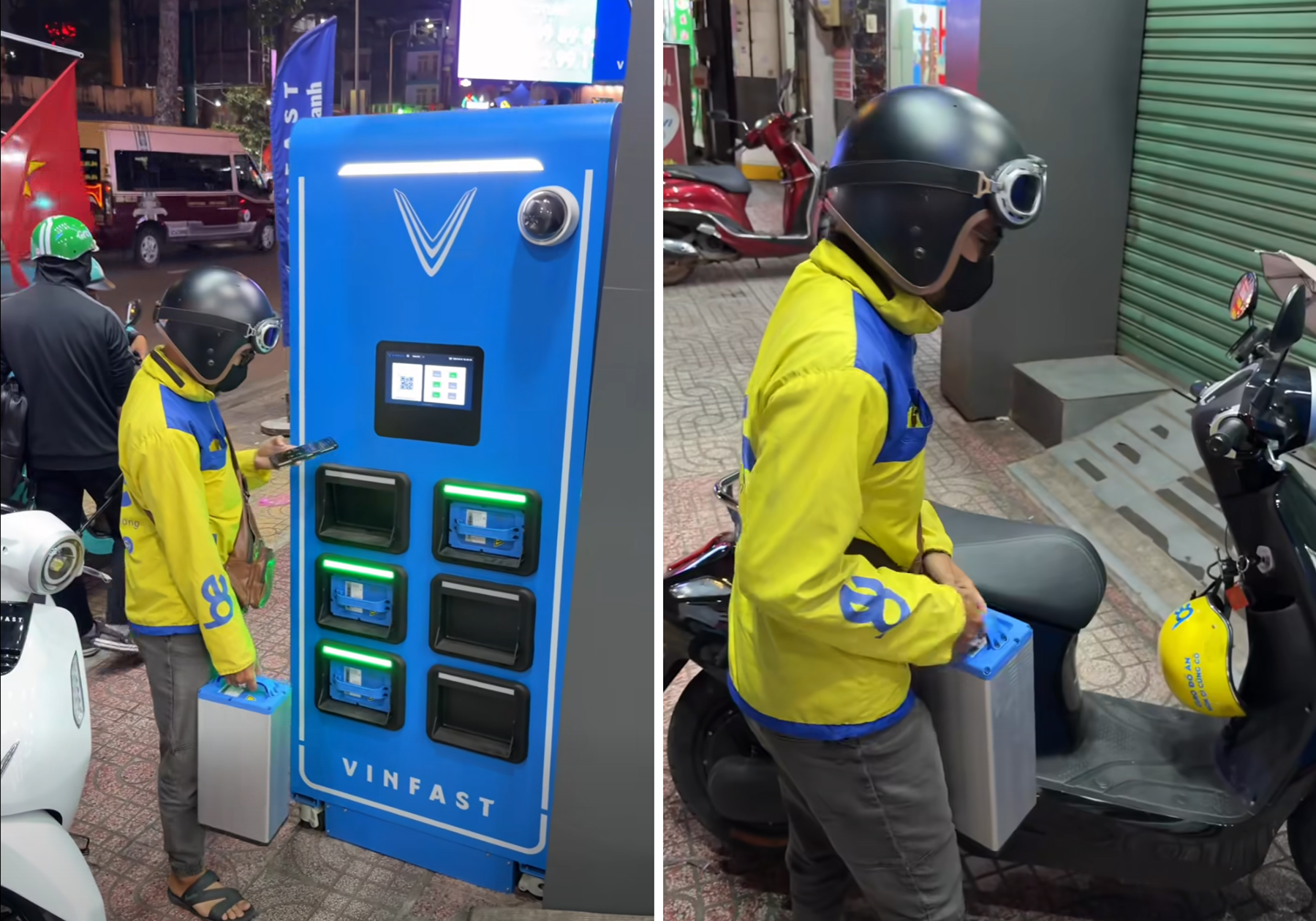 Đổi pin giờ nhanh như thế này thì sao phải đi xe xăng nữa nhỉ?- Ảnh 1. Đổi pin giờ nhanh như thế này thì sao phải đi xe xăng nữa nhỉ?- Ảnh 1.