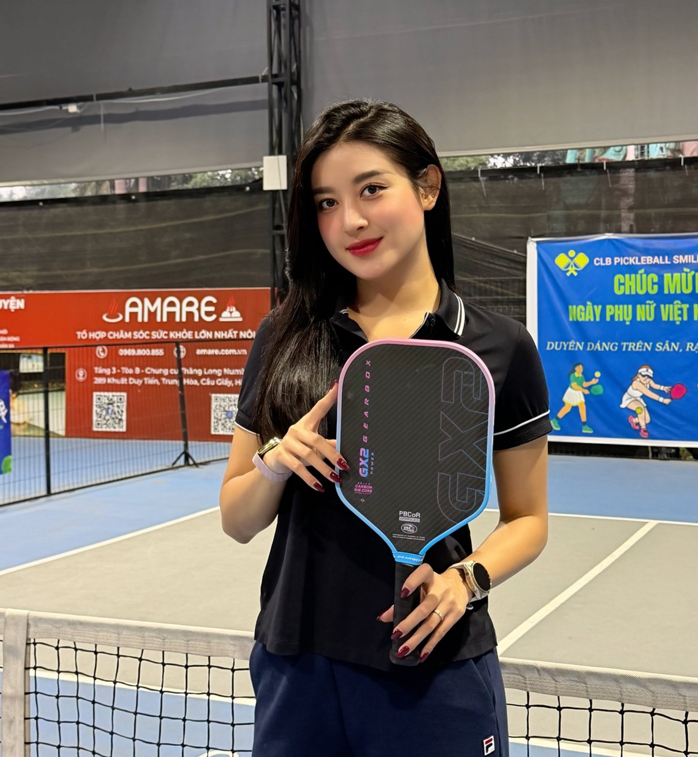&Aacute; hậu Huyền My gặp tai nạn khi chơi pickleball- Ảnh 2.
