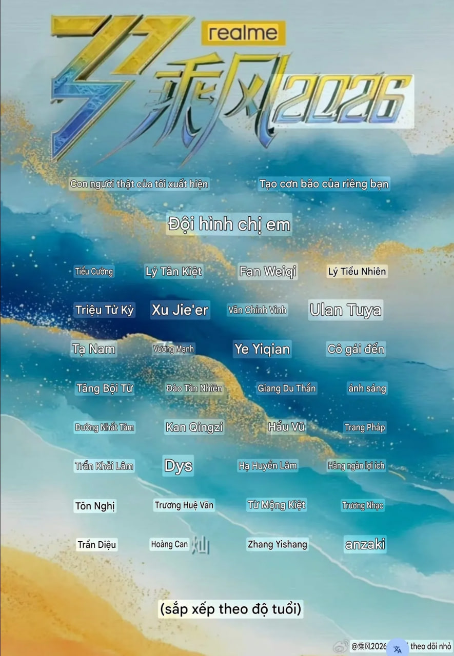 Mỹ nh&acirc;n Việt gia thế khủng xuất hiện trong poster của Đạp Gi&oacute; bản Trung m&ugrave;a 7 l&agrave; ai?- Ảnh 2.