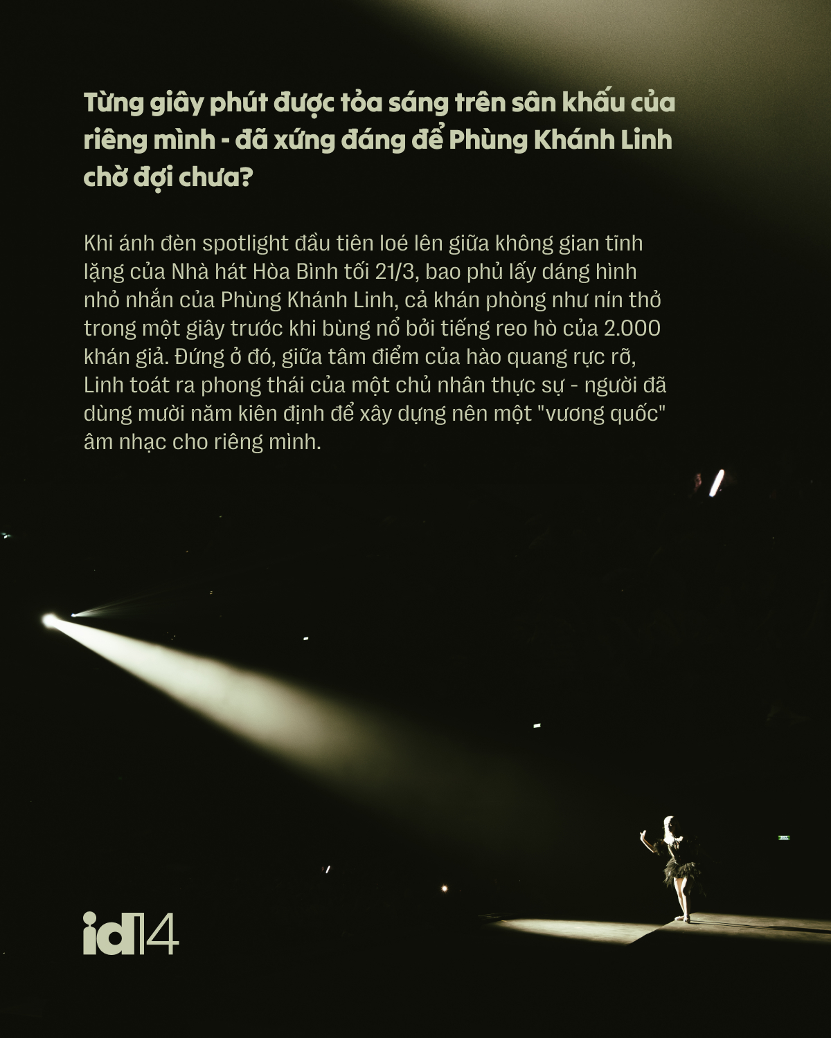 Ph&ugrave;ng Kh&aacute;nh Linh: Mười năm cho một khoảnh khắc rực rỡ Giữa Một Vạn Người- Ảnh 1.