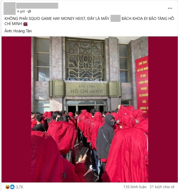 Bức ảnh "sinh vi&ecirc;n B&aacute;ch khoa H&agrave; Nội tham gia đấu trường Squid Game": Người chụp n&oacute;i bối cảnh- Ảnh 1.