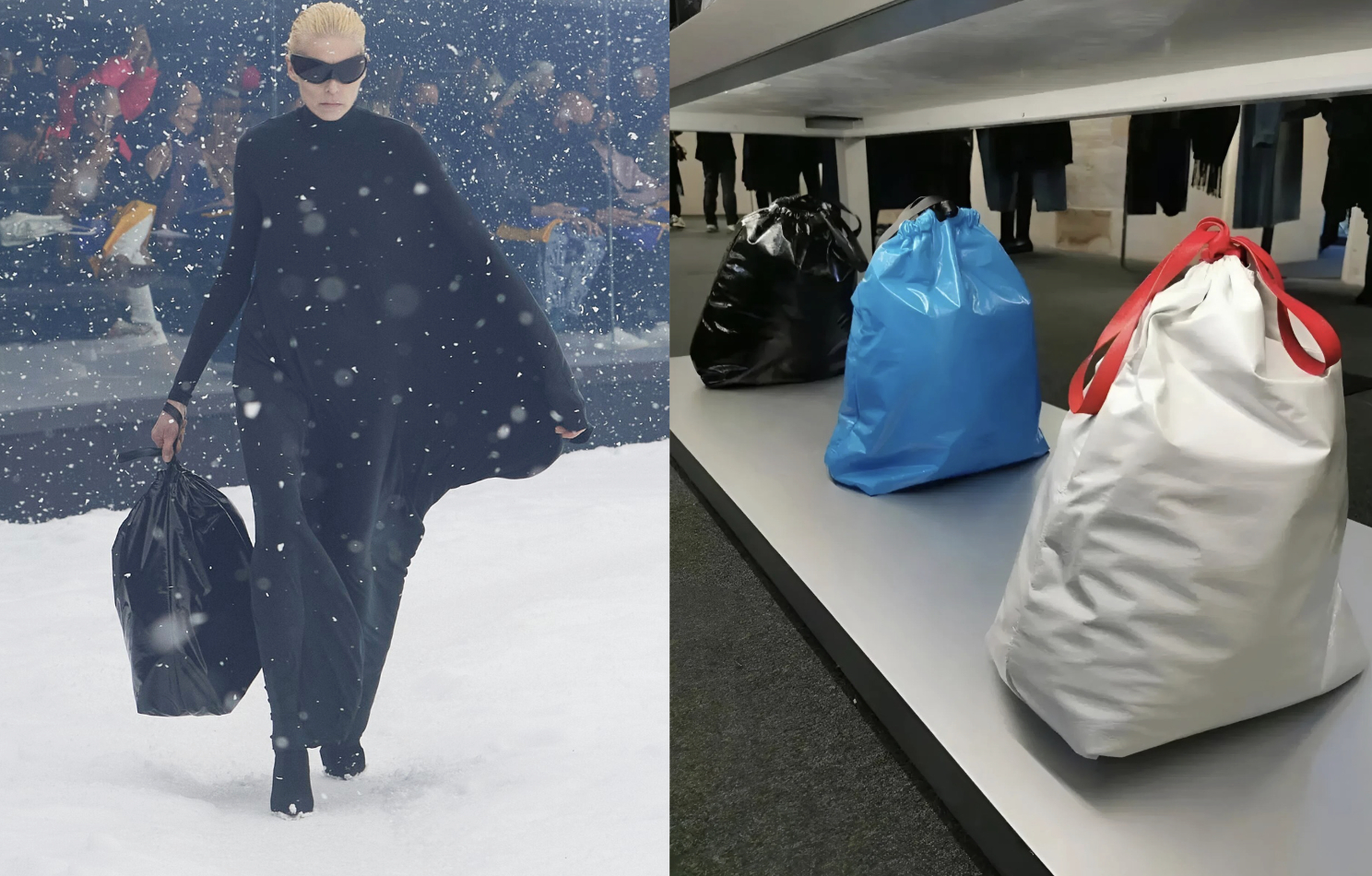 T&uacute;i nylon v&agrave;ng của Trương Tịnh Nghi đang gi&uacute;p Balenciaga th&agrave;nh "g&atilde; hề ngồi m&aacute;t ăn b&aacute;t v&agrave;ng"- Ảnh 2.