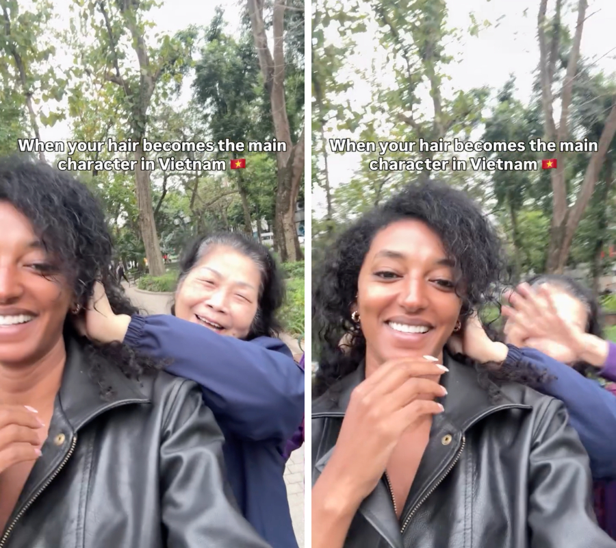 Cả hồ Ho&agrave;n Kiếm n&aacute;o loạn v&igrave; một m&aacute;i t&oacute;c vị kh&aacute;ch T&acirc;y- Ảnh 1.