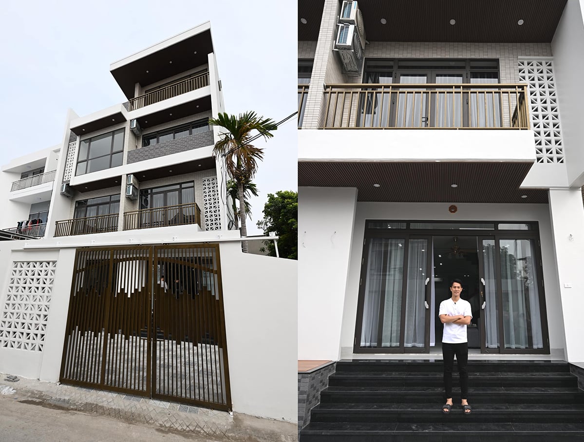 Cầu thủ kiếm tiền giỏi thật! Đ&igrave;nh Bắc x&acirc;y nh&agrave; to đ&ugrave;ng b&aacute;o hiếu, Văn To&agrave;n, Ho&agrave;ng Đức "mang biệt phủ về cho mẹ"- Ảnh 10.