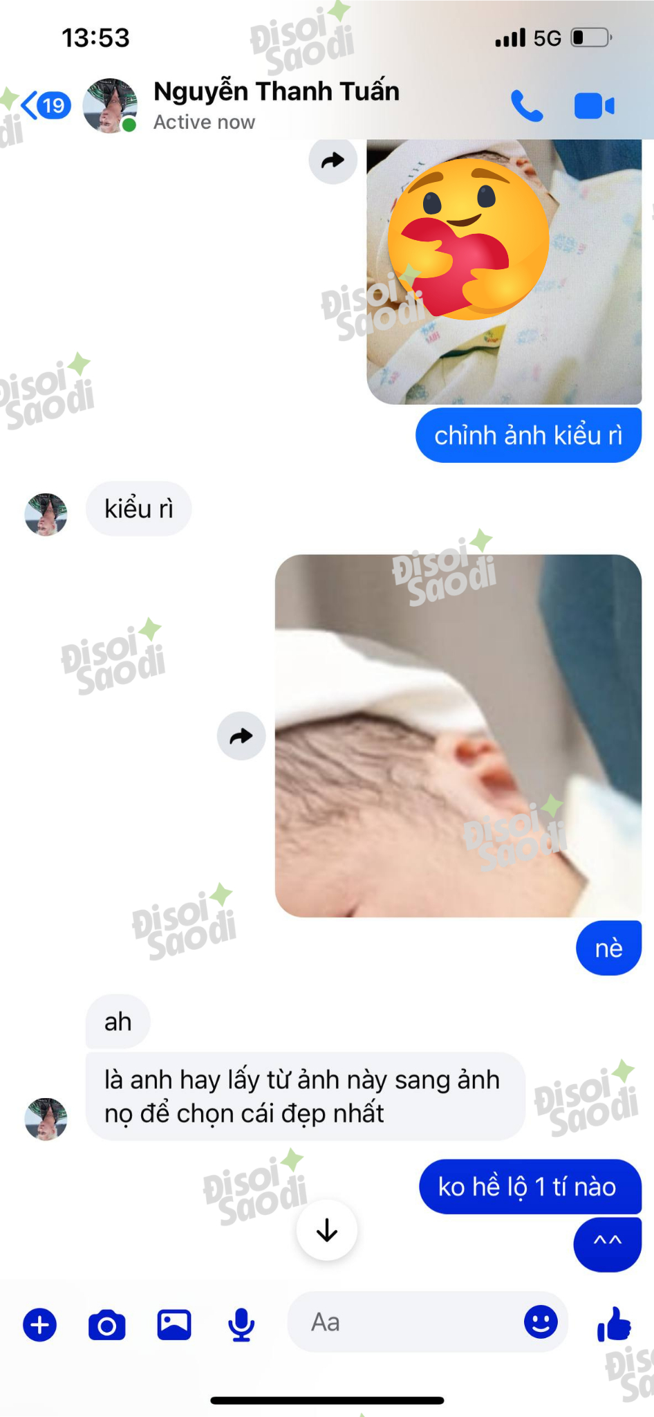 JustaTee inbox thẳng bệnh viện để chứng minh đưa Tr&acirc;m Anh đi đẻ b&eacute; 3!- Ảnh 1.