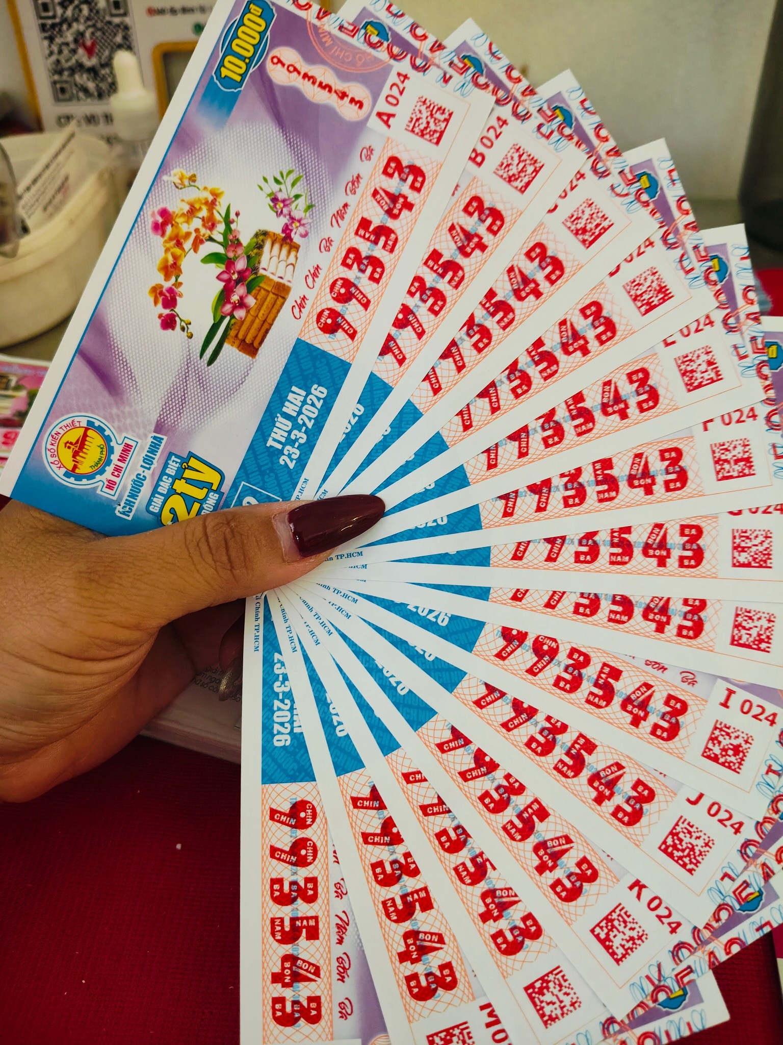 Hai giải độc đắc của xổ số miền Nam lộ diện ở T&acirc;y Ninh v&agrave;o s&aacute;ng 23-3- Ảnh 6.