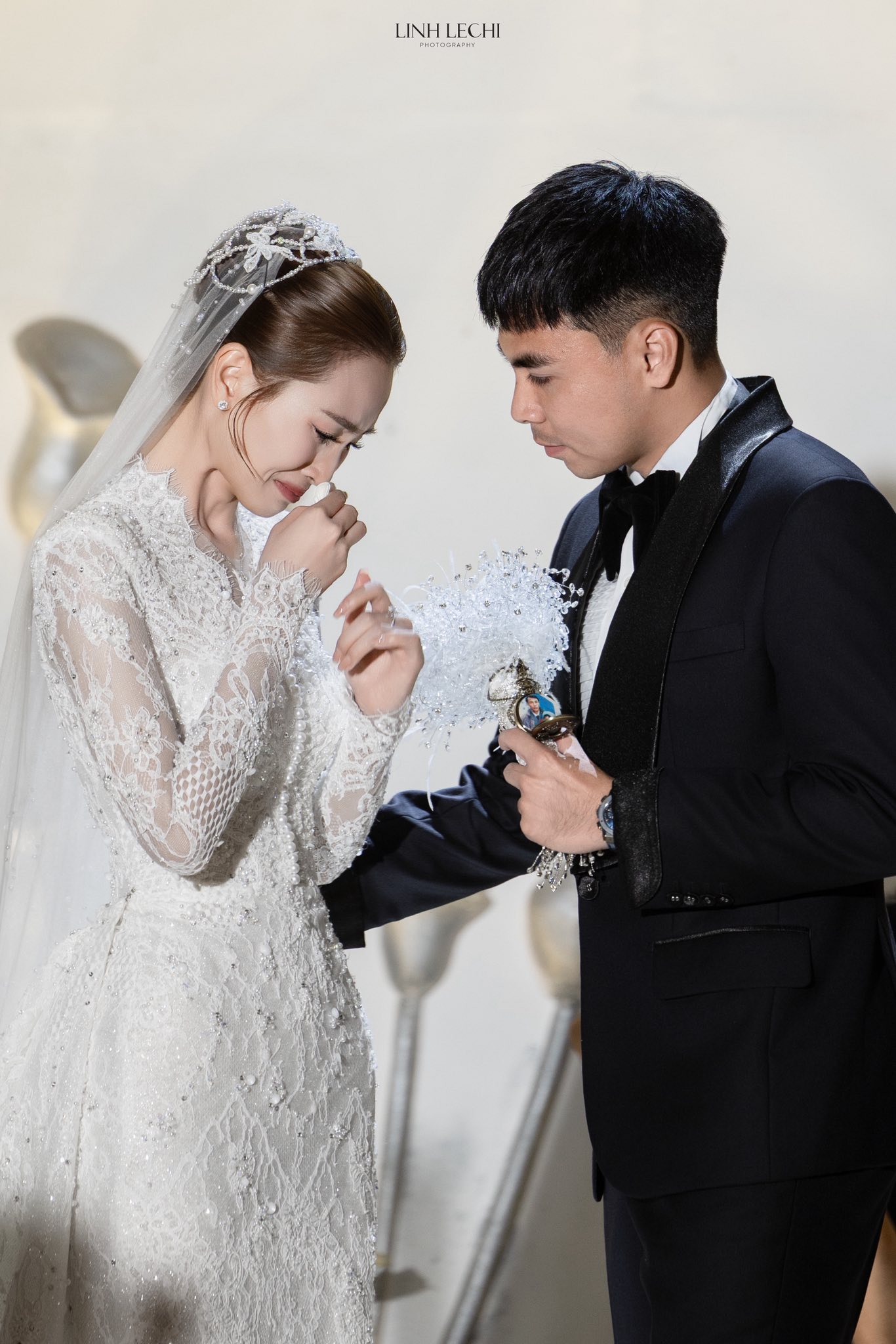 Chia sẻ x&uacute;c động của MC Huyền Trang M&ugrave; Tạt sau đ&aacute;m cưới với cầu thủ Đức Huy: &ldquo;Cảm ơn v&igrave; đ&atilde; c&ugrave;ng kh&oacute;c, c&ugrave;ng cười&rdquo;- Ảnh 1.