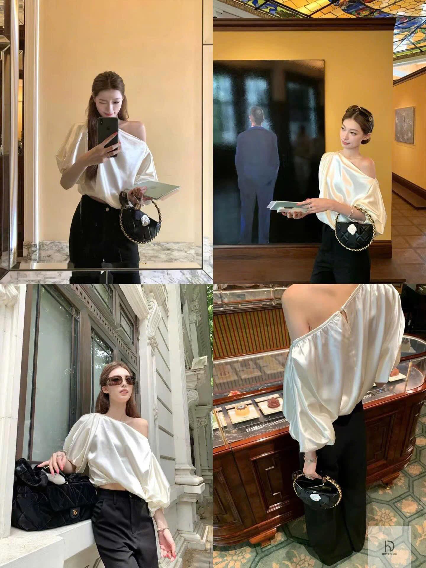 &Aacute;o Jennie mặc năm 2025 bỗng hot qu&aacute; trời: Bản dupe "ch&aacute;y h&agrave;ng" li&ecirc;n tục, ph&aacute;p sư Trung Hoa kh&ocirc;ng kịp sản xuất- Ảnh 8.