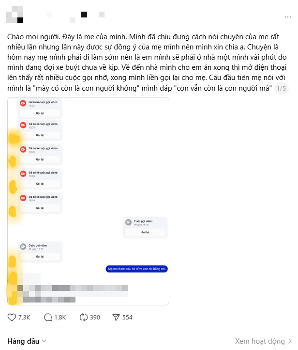Bị mẹ mắng "con c&oacute; c&ograve;n l&agrave; con người kh&ocirc;ng&rdquo; v&igrave; kh&ocirc;ng nghe điện thoại: Phụ huynh bạo lực ng&ocirc;n từ, con c&aacute;i vẫn kh&ocirc;ng được hỗn?- Ảnh 1.