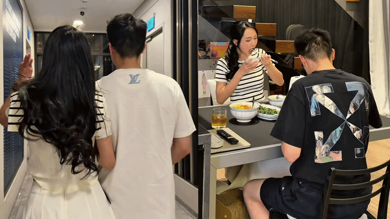 Vũ Thu&yacute; Quỳnh v&agrave; bạn trai Đức Phạm bị soi th&aacute;i độ lạnh nhạt- Ảnh 1.