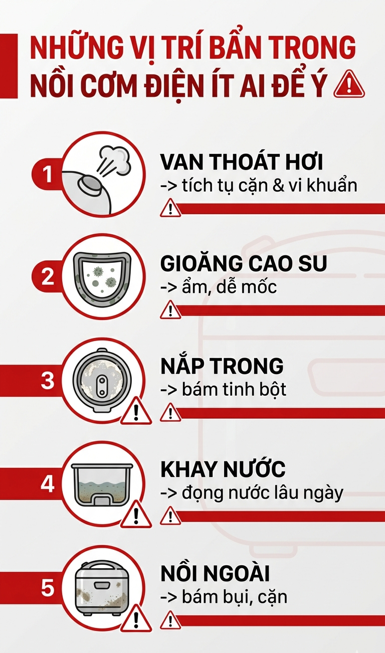 Cảnh b&aacute;o đặc biệt tới những gia đ&igrave;nh đang d&ugrave;ng nồi cơm điện h&agrave;ng ng&agrave;y- Ảnh 3.