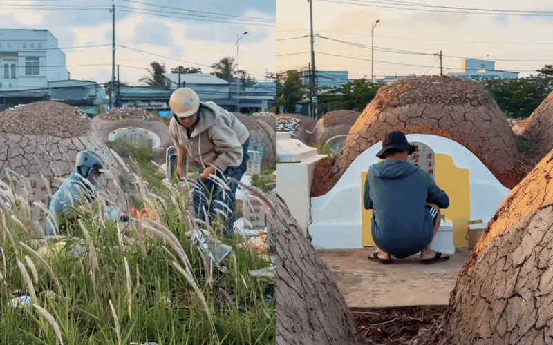 Về Bạc Li&ecirc;u xem người Tiều "mặc &aacute;o mới" cho mộ tổ ti&ecirc;n dịp Thanh Minh: Tục lệ nghe qua th&igrave; lạ l&ugrave;ng, hiểu rồi rưng rưng kh&oacute;e mắt- Ảnh 4.