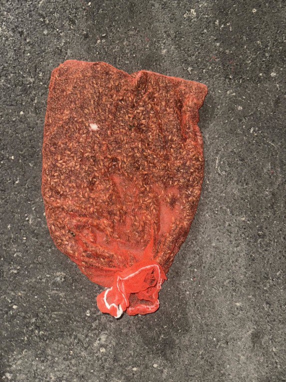 Treo mũ bảo hiểm qua đ&ecirc;m, người phụ nữ 