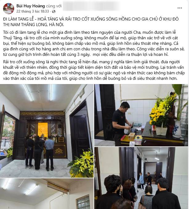 Kh&ocirc;ng x&acirc;y mộ, kh&ocirc;ng giữ tro: Lựa chọn của một gia đ&igrave;nh tại H&agrave; Nội khi an t&aacute;ng cho người th&acirc;n được ch&uacute; &yacute;- Ảnh 1.