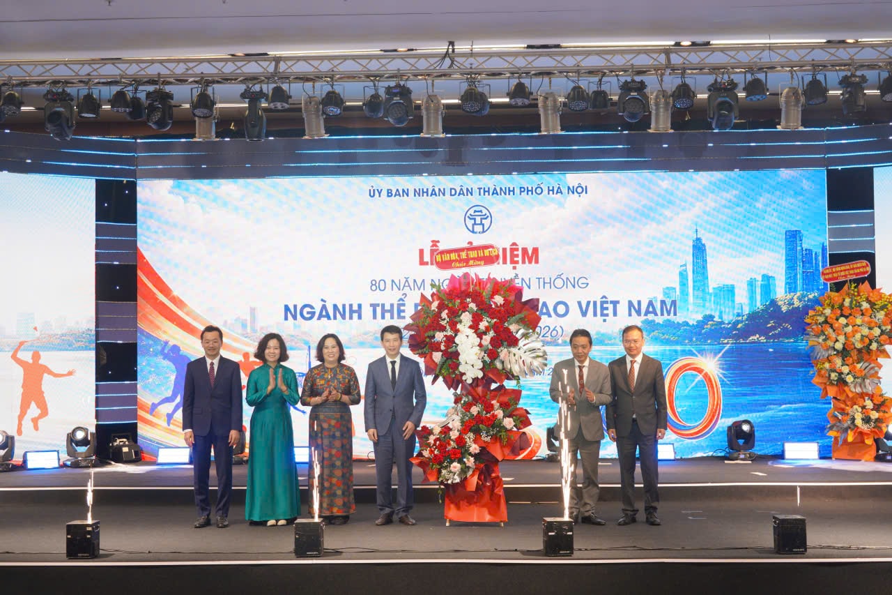 H&agrave; Nội: M&iacute;t tinh kỷ niệm 80 năm Ng&agrave;y truyền thống ng&agrave;nh Thể dục thể thao Việt Nam- Ảnh 1.