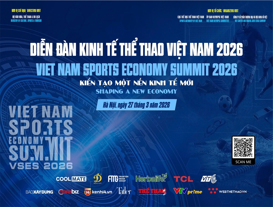 Diễn đ&agrave;n Kinh tế Thể thao Việt Nam 2026: Khi thể thao kh&ocirc;ng c&ograve;n chỉ l&agrave; c&acirc;u chuyện tr&ecirc;n s&acirc;n đấu- Ảnh 1.