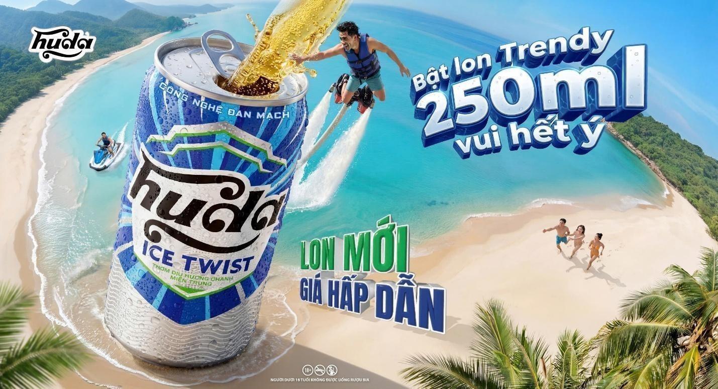 Bật lon trendy 250ml vui hết ý: Huda Ice Twist tung diện mạo mới khuấy động mùa hè- Ảnh 1. Bật lon trendy 250ml vui hết ý: Huda Ice Twist tung diện mạo mới khuấy động mùa hè- Ảnh 1.