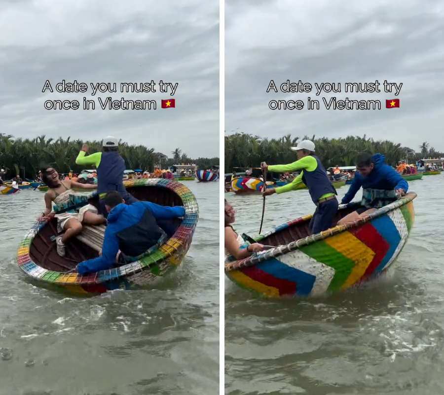 Kh&aacute;ch T&acirc;y chấp nhận trả 200k để được xoay như chong ch&oacute;ng giữa bờ s&ocirc;ng Việt- Ảnh 1.