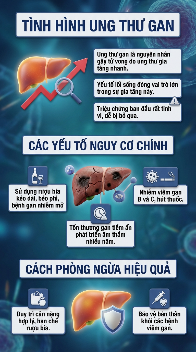 Đang bình thường bỗng đau kiểu này, cẩn thận ung thư gan "gõ cửa"- Ảnh 3. Đang bình thường bỗng đau kiểu này, cẩn thận ung thư gan "gõ cửa"- Ảnh 3.