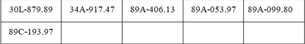 303 chủ xe m&aacute;y, &ocirc; t&ocirc; trong danh s&aacute;ch sau khẩn trương li&ecirc;n hệ, nộp phạt nguội theo Nghị định 168- Ảnh 10.