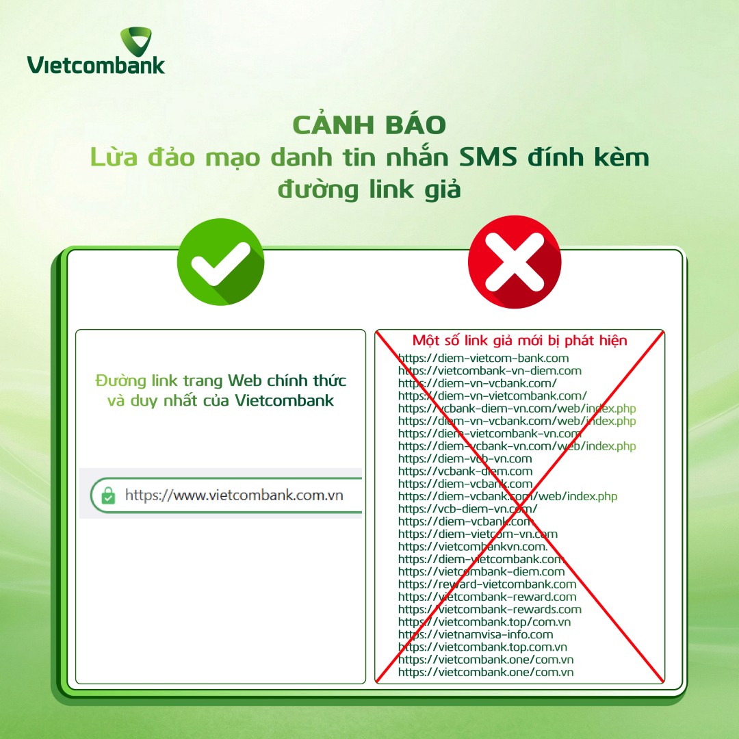Vietcombank ph&aacute;t cảnh b&aacute;o tới to&agrave;n bộ kh&aacute;ch h&agrave;ng- Ảnh 2.