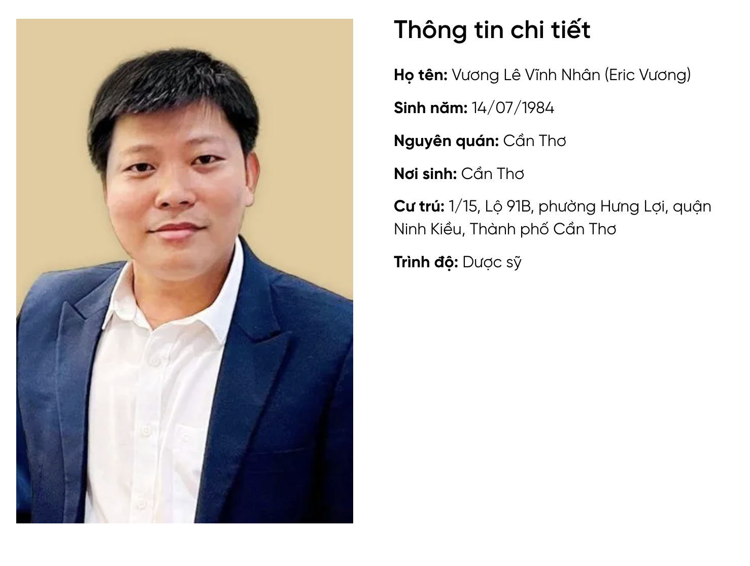 Điều ít ai ngờ về ông Vương Lê Vĩnh Nhân - nhà sáng lập sàn tiền số ONUS vừa bị bắt- Ảnh 1. img