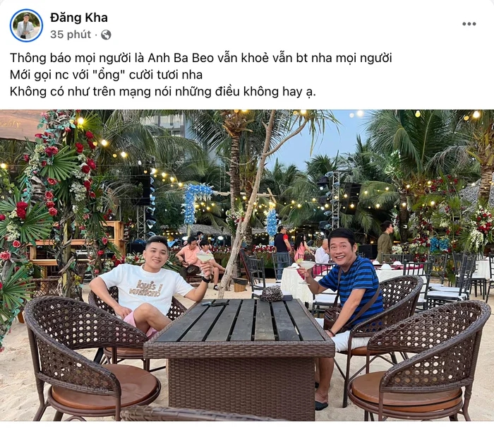 Gia đ&igrave;nh th&ocirc;ng b&aacute;o về t&igrave;nh trạng của nghệ sĩ Tấn Beo- Ảnh 3.