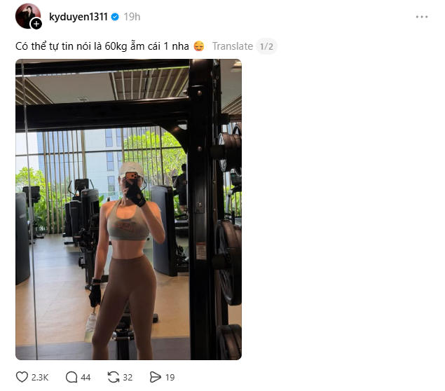 Giảm 4kg trong 1 tuần, Kỳ Duy&ecirc;n khoe một thứ c&ograve;n ấn tượng hơn cả body- Ảnh 1.
