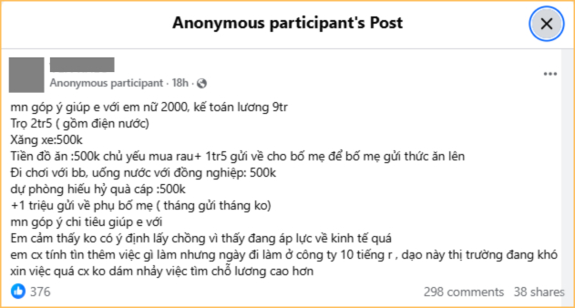 Ng&agrave;y l&agrave;m 10 tiếng, lương được 9 triệu: C&aacute;ch c&ocirc; g&aacute;i 26 tuổi chi ti&ecirc;u khiến nhiều người lo lắng- Ảnh 1.